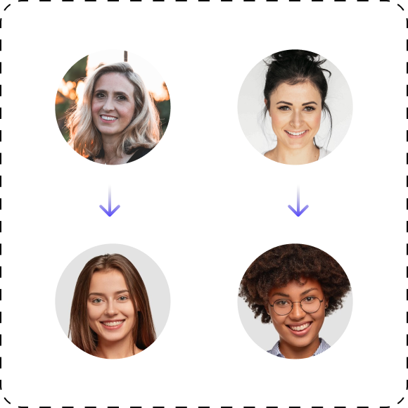 Swap and Switch Multiple Faces in Group Photos Online - Pica AI